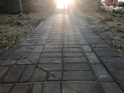Paver walkway